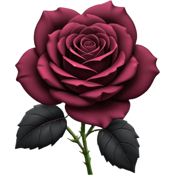 black rose emoji