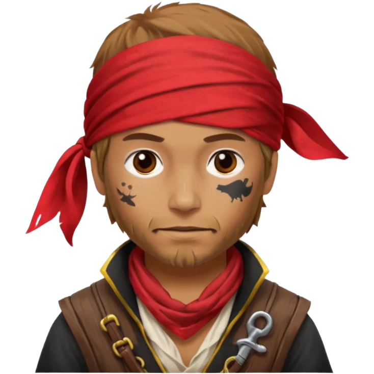 Caricatura un pirata emoji