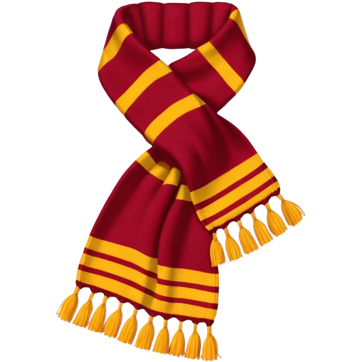  knitted griffindor scarf emoji