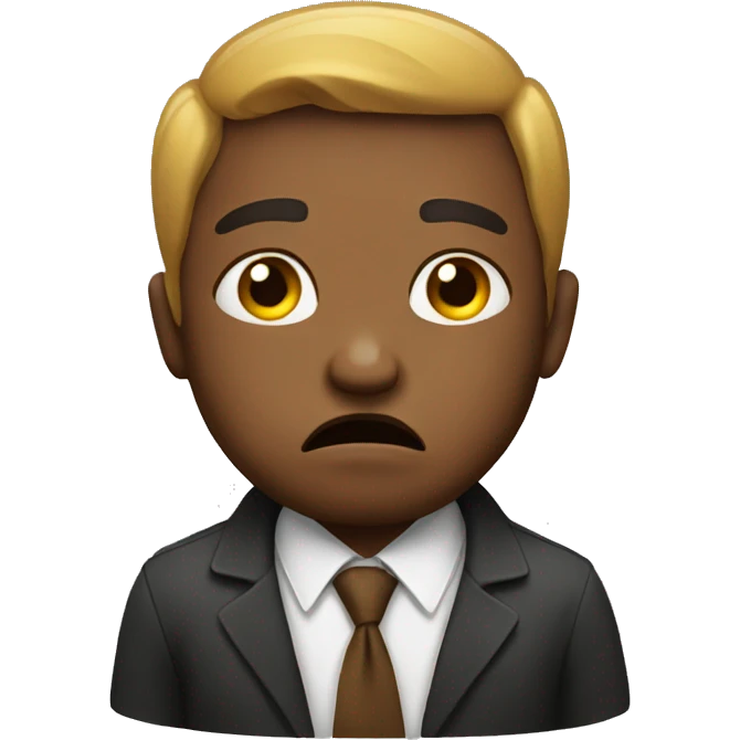 Upset emoji