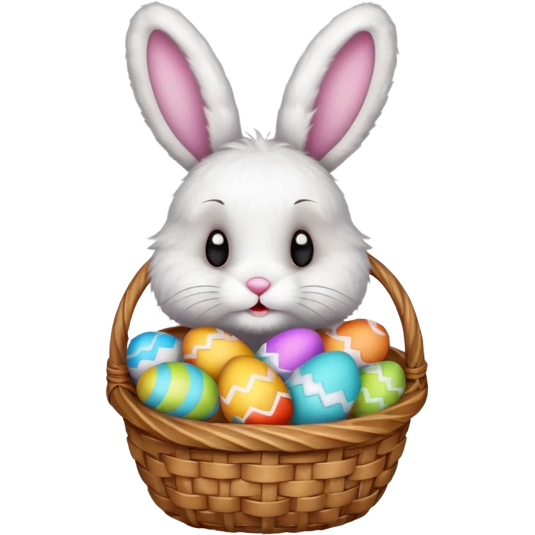 a Christmas bunny emoji