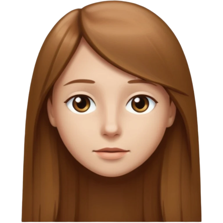 I capelli devono essere lunghi lisci castano chiaro  emoji