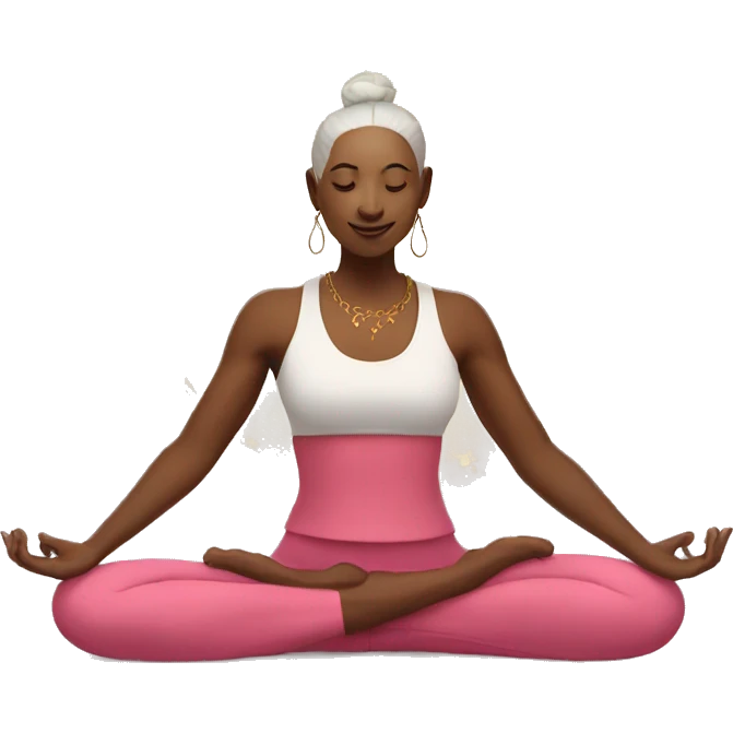 yoga and magic emoji