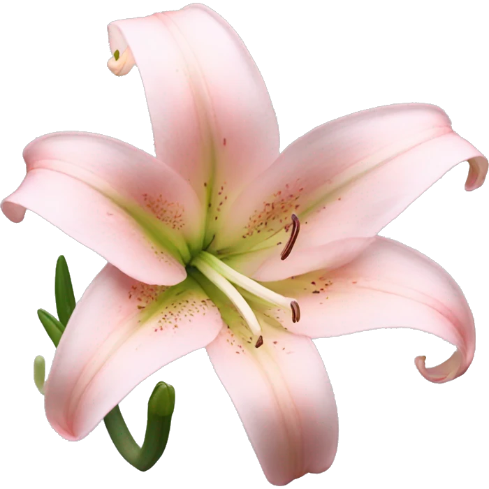 light pink lilium emoji