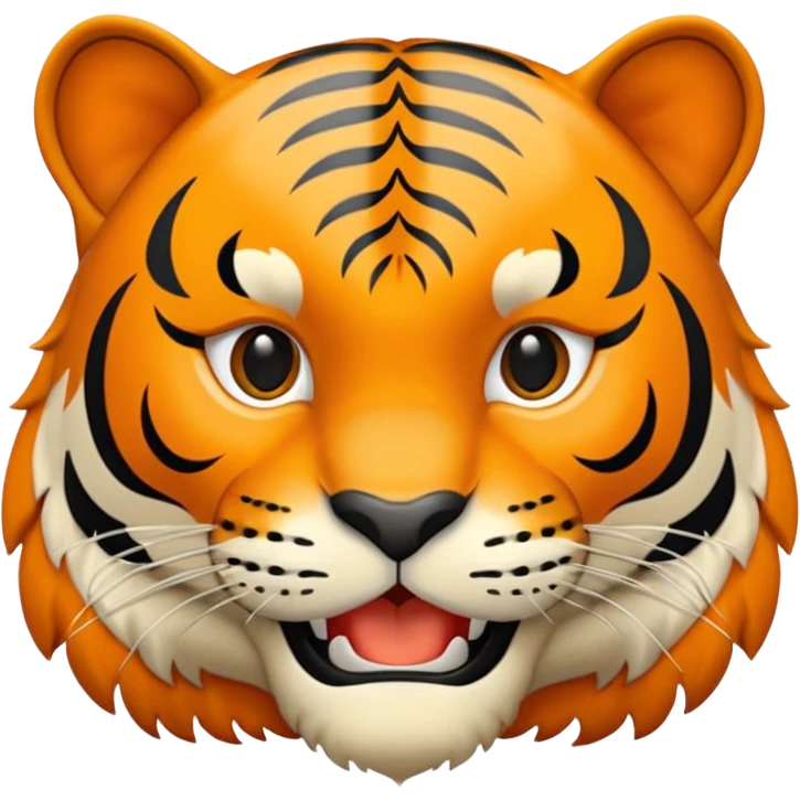 Un emoji de un tigre de bengala de cuerpo completo emoji