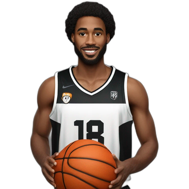 Zach Leday wearing Partizan basketball jersey emoji