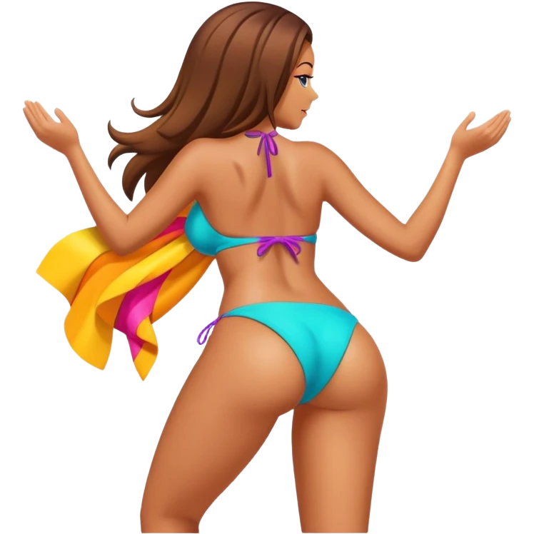 shaking booty emoji