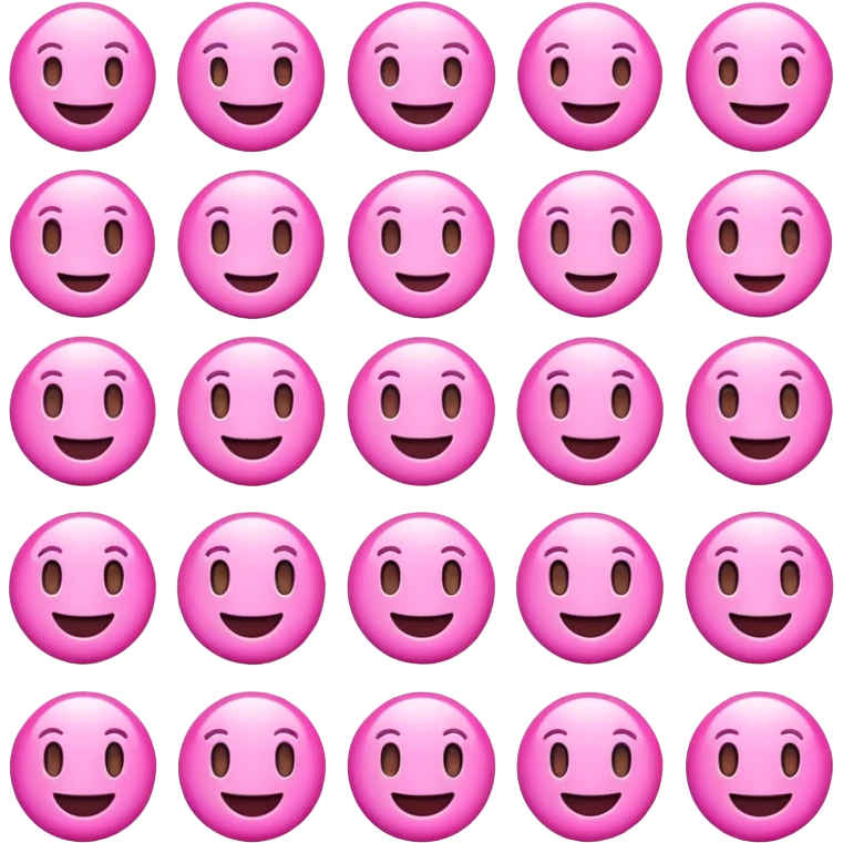 Pink emojis
 emoji