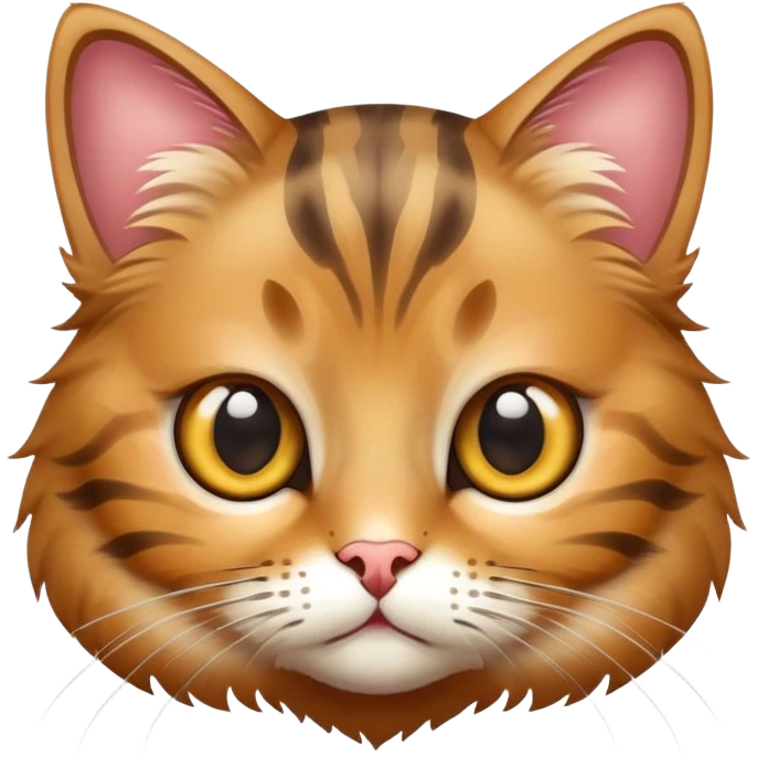 Cat with big eyes emoji