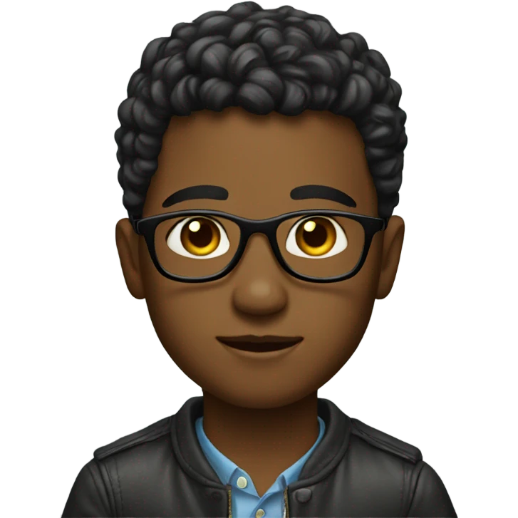 portrait of a stylish boy emoji