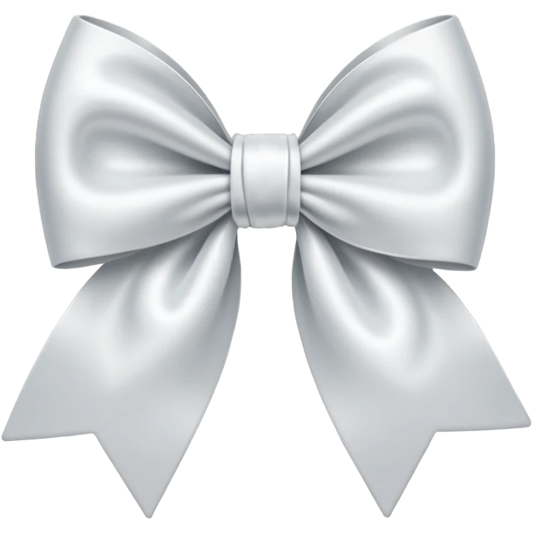 White bow emoji