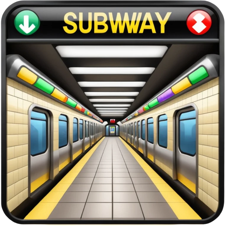 subway station emoji