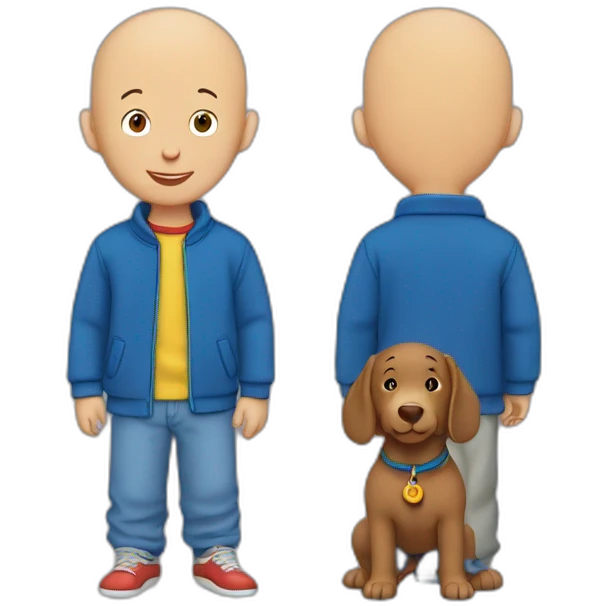 Caillou emoji