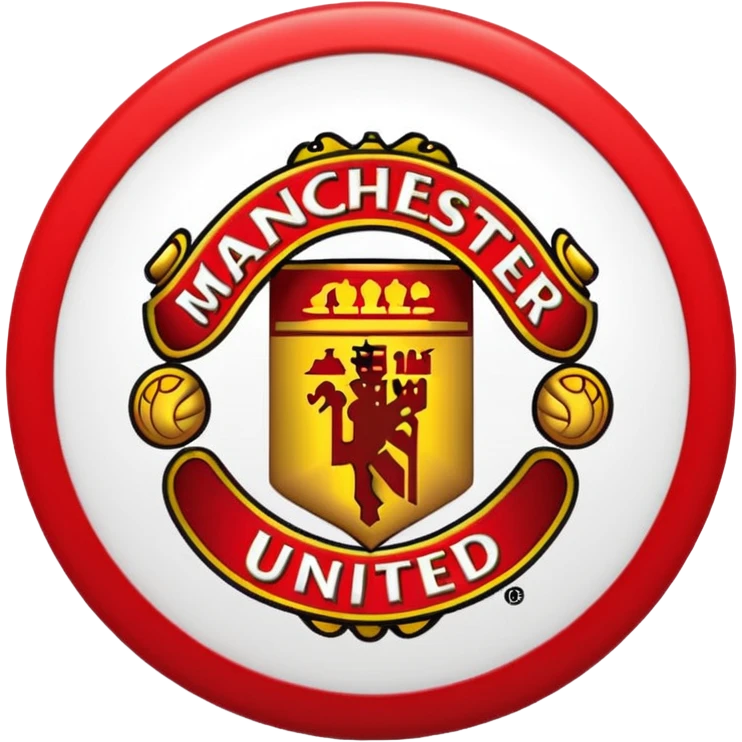 Manchester United logo emoji