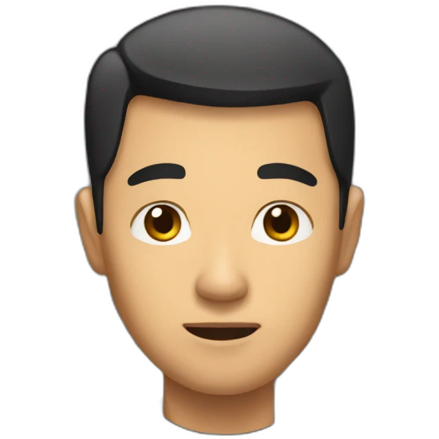 Asian man in jail emoji