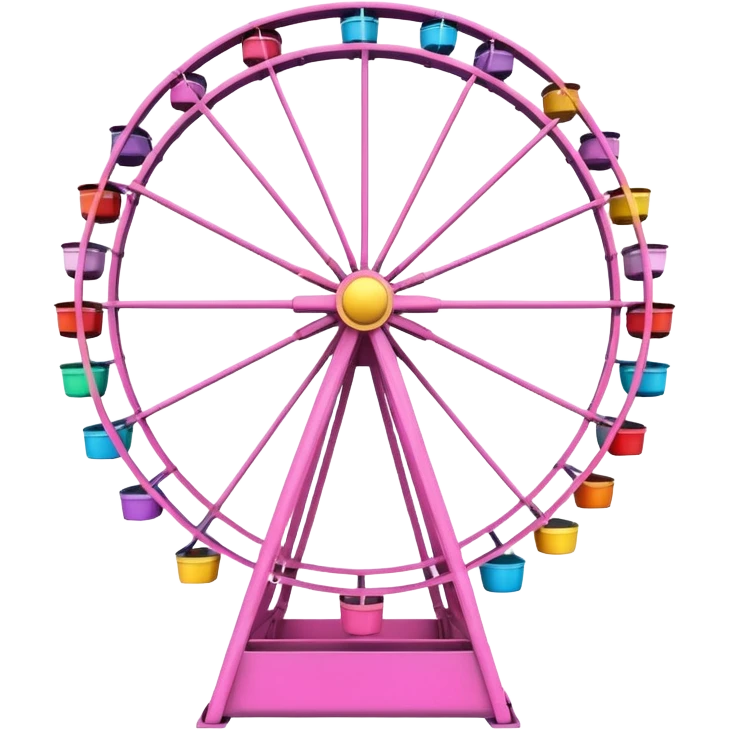 mix pink Ferris wheel emoji