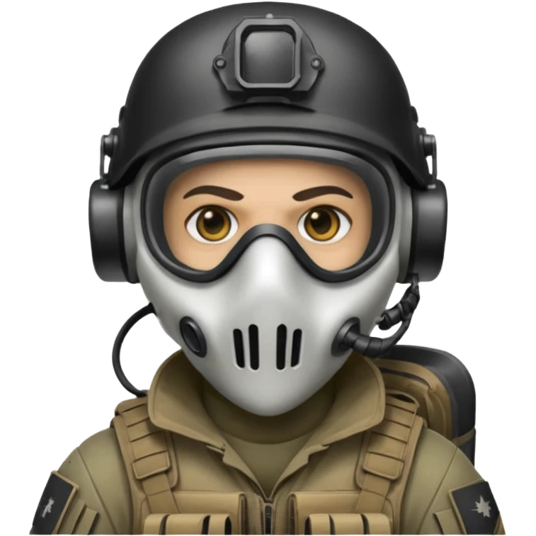ghost operator from cod saying Anybody wants to play dmz  emoji
