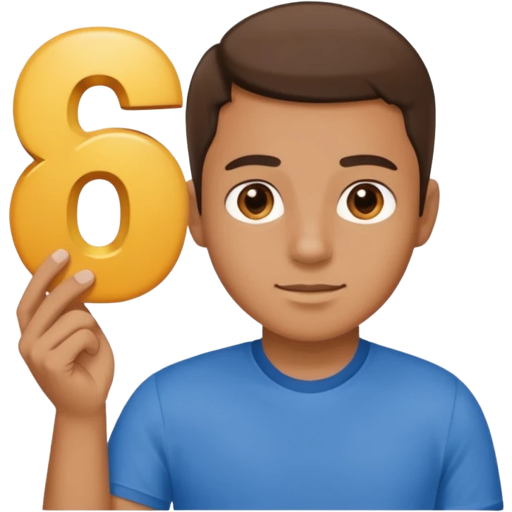 🤷🏻‍♂️6️⃣7️⃣ emoji