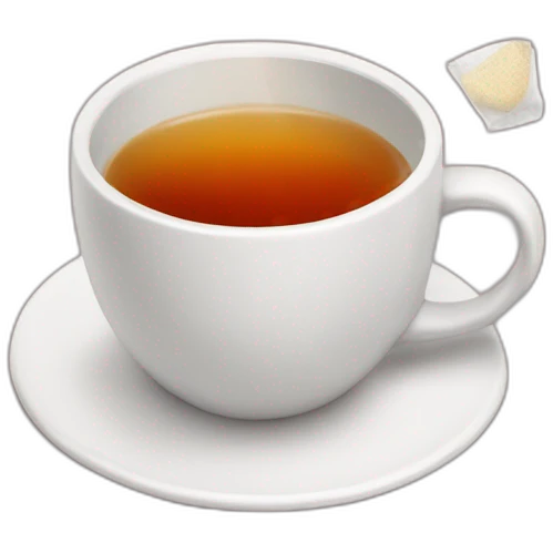 cup of tea with tea bag hanging out emoji