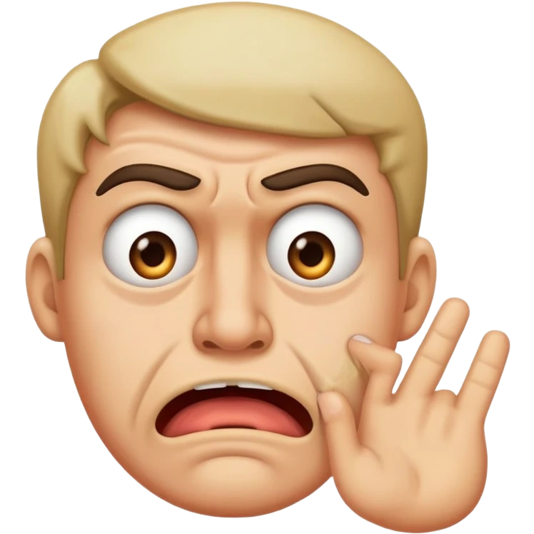 Stink face emoji