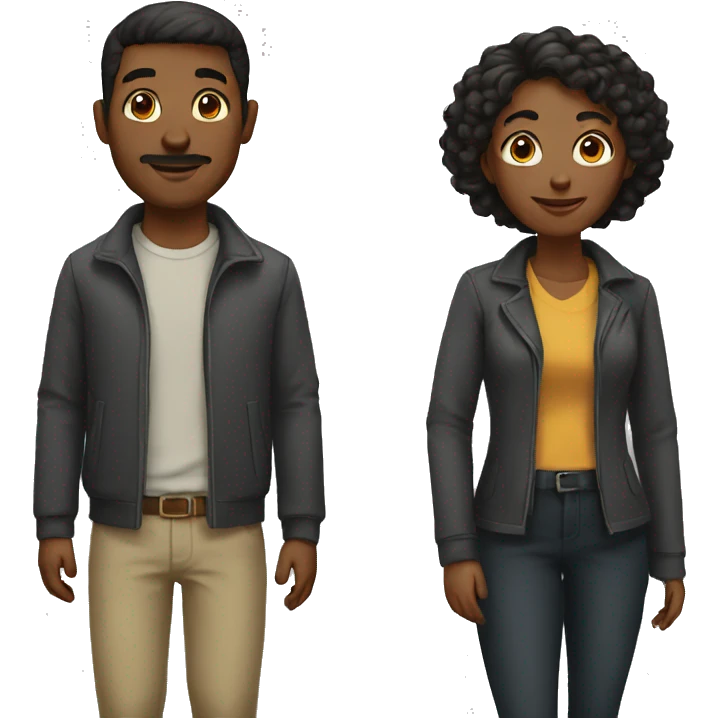man and woman emoji