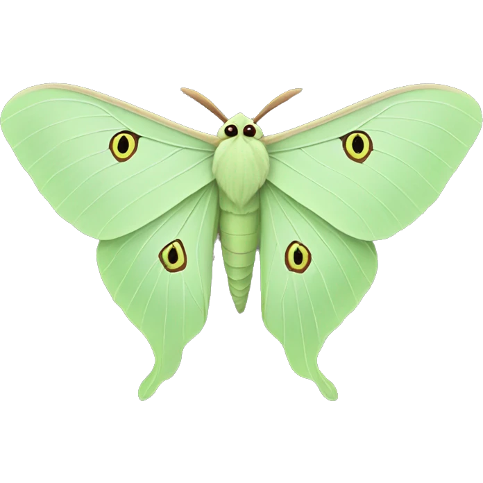 luna moth  emoji