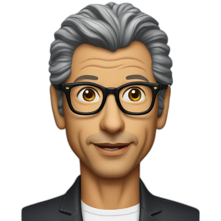Jeff Goldblum as New Jersey emoji