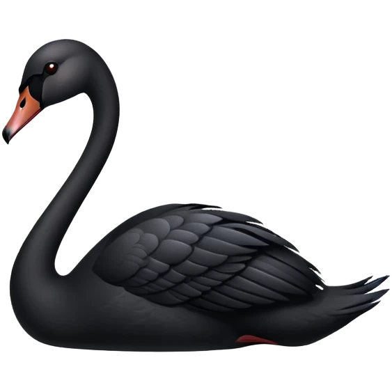 Black swan emoji