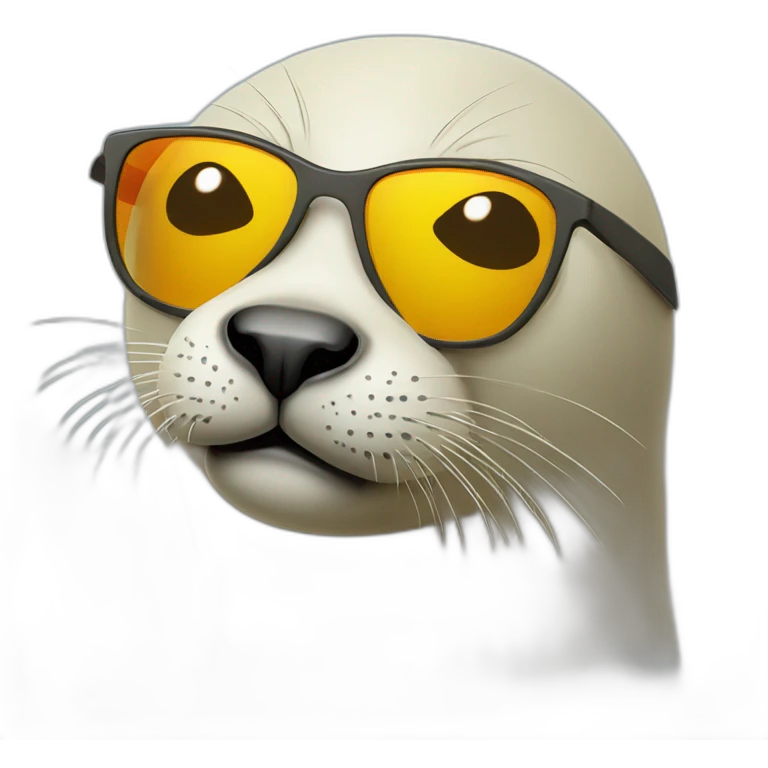 Seal with sunglasse emoji