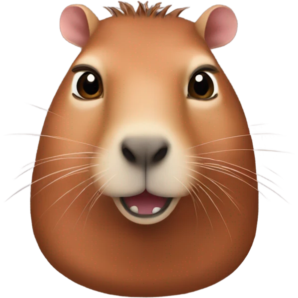Pomegranate capybara emoji