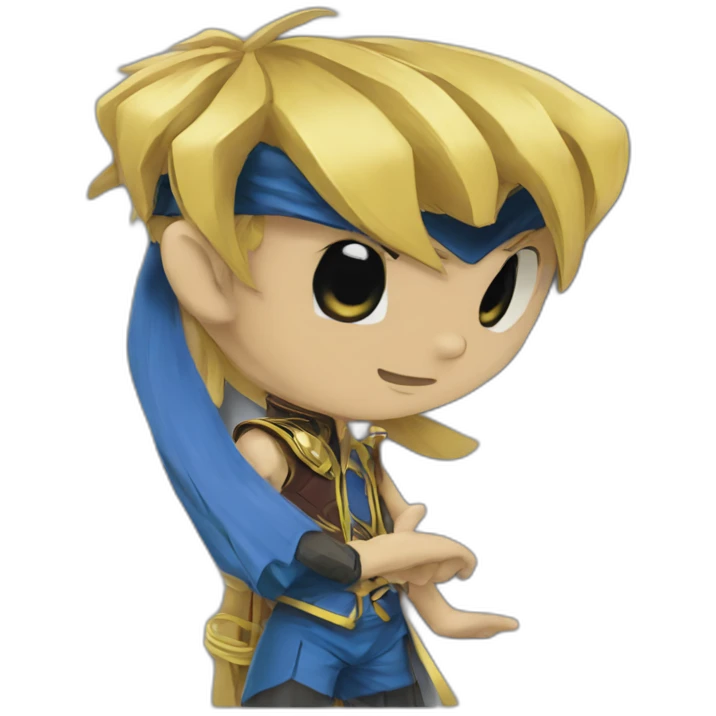Yu-Gi-Oh rubber band style emoji