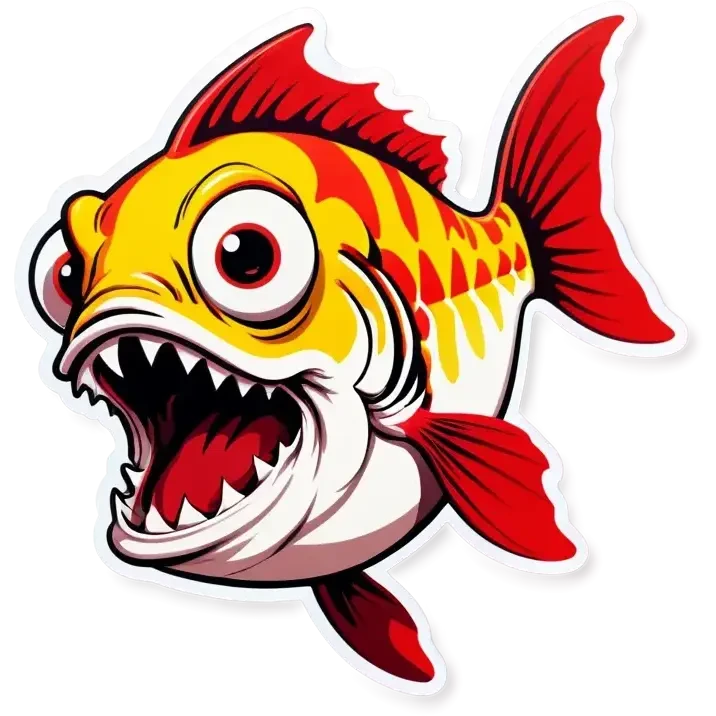 mad fish emoji
