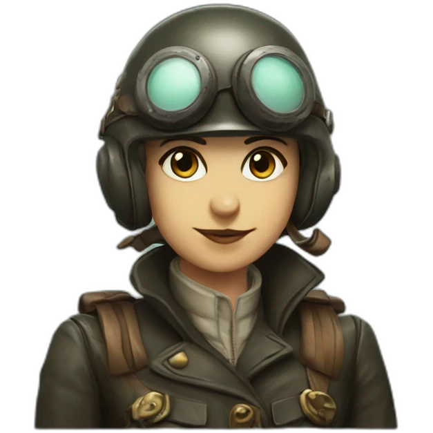 dieselpunk pilot emoji