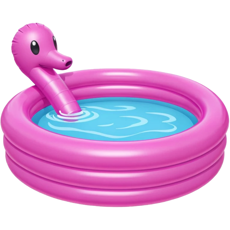 pink inflatable pool emoji
