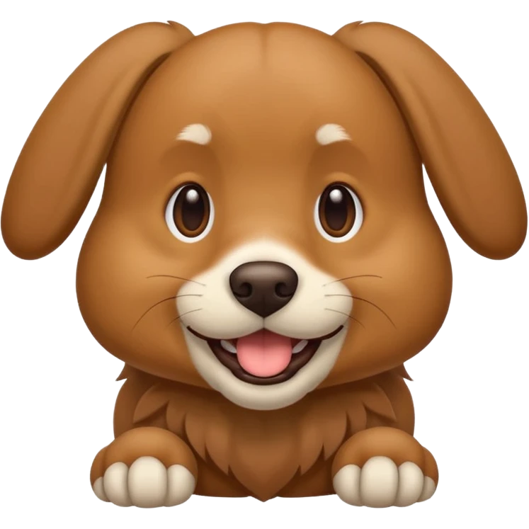 Three legged dog emoji