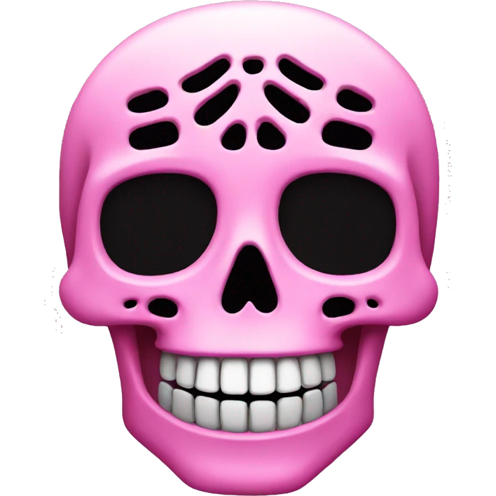 Cool pink Skeleton  emoji