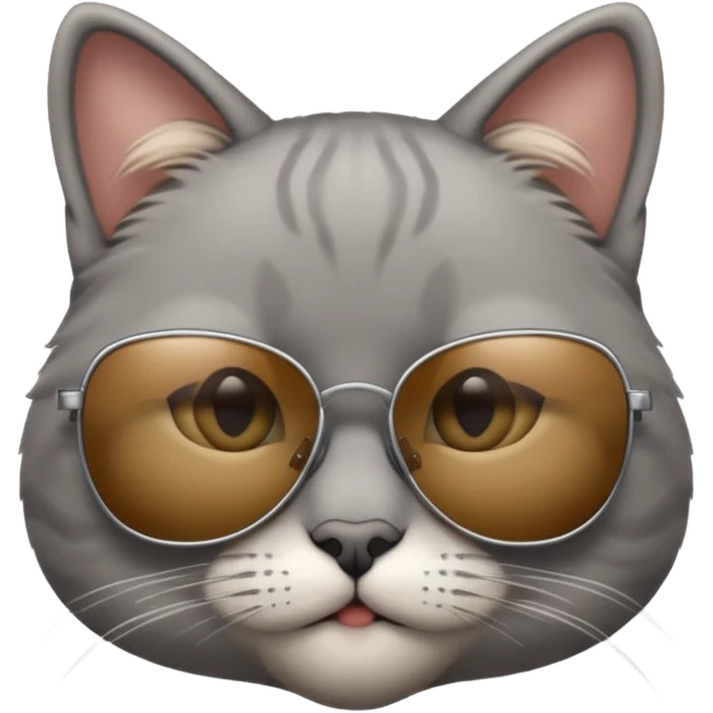 Cat wearing sunglasses emoji