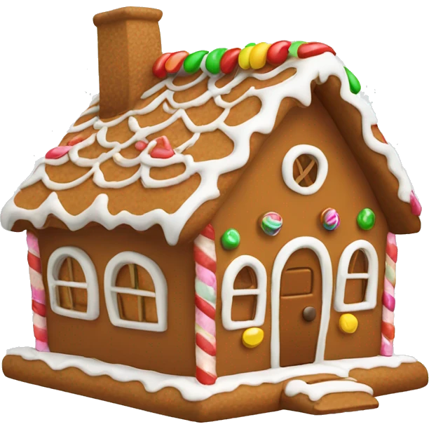 Ginger bread house emoji