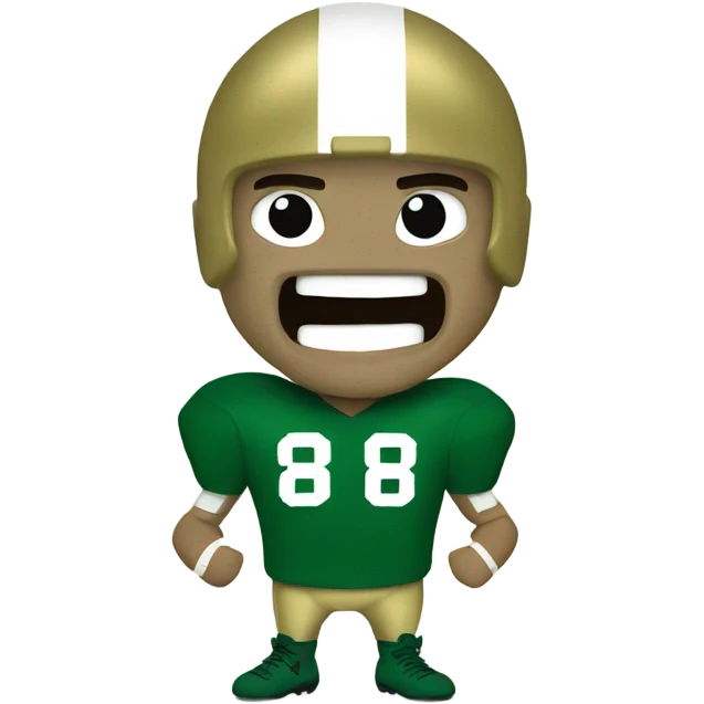 Fighting Irish football  emoji