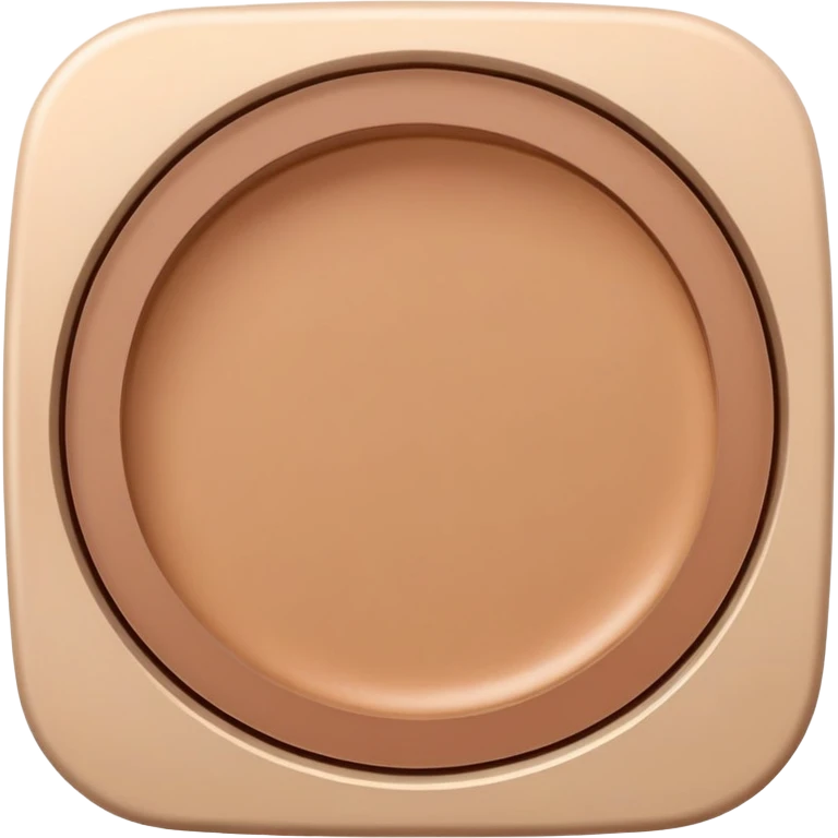 Brown makeup concealer emoji
