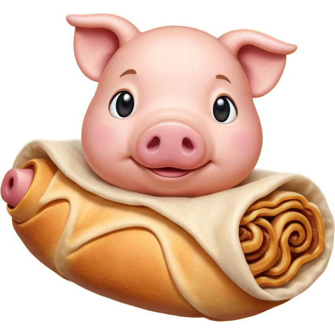 lunar 2019 pig in blanket emoji
