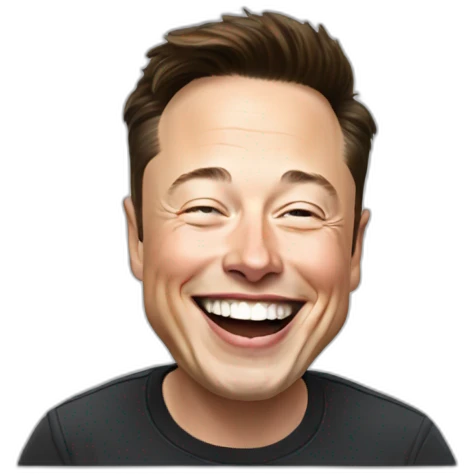 Elon musk laughing emoji