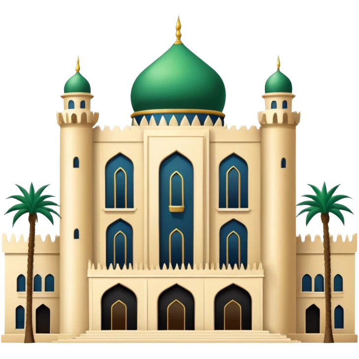 the prince's palace in Riyadh. emoji
