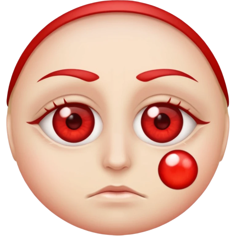 tired eyes emoji