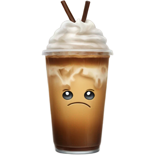 Iced coffee  emoji