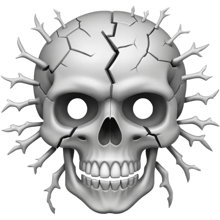 Skull emoji copying the brain exploding emoji like this: 🤯.  emoji