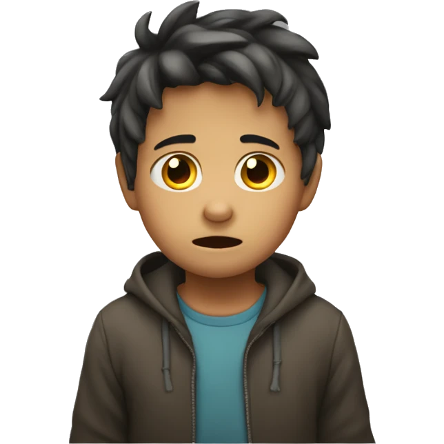 Niño llorando  emoji