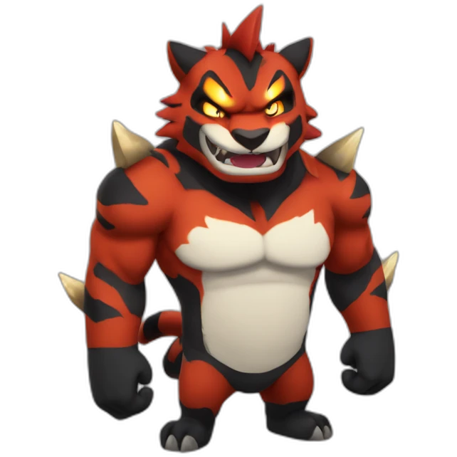 Incineroar (upper body shot) emoji