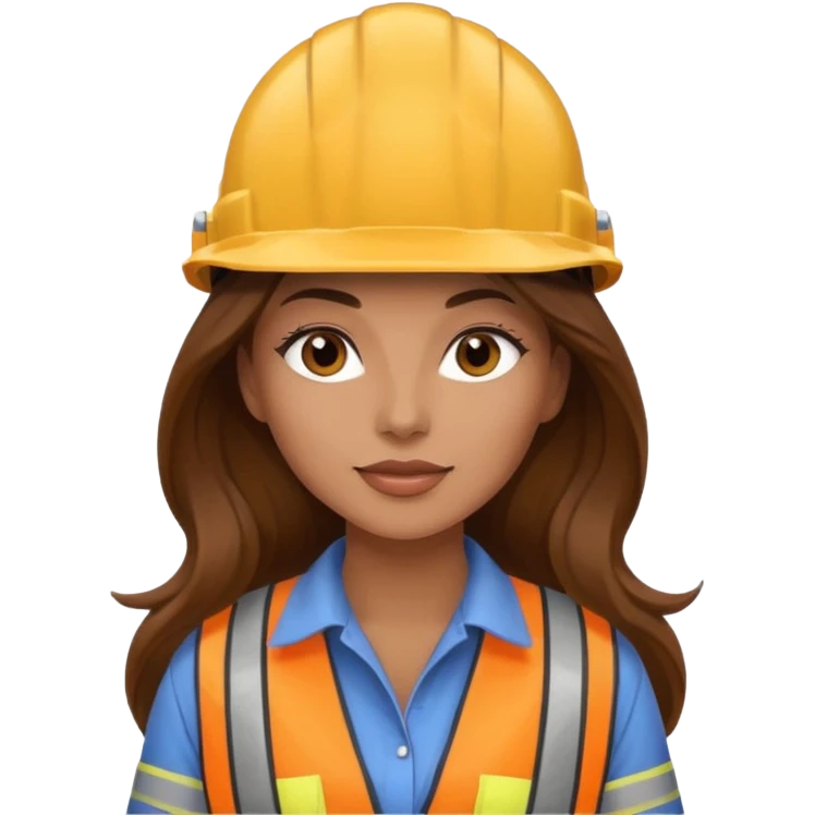 Professora de geologia mulher de cabelo comprido e sexy emoji