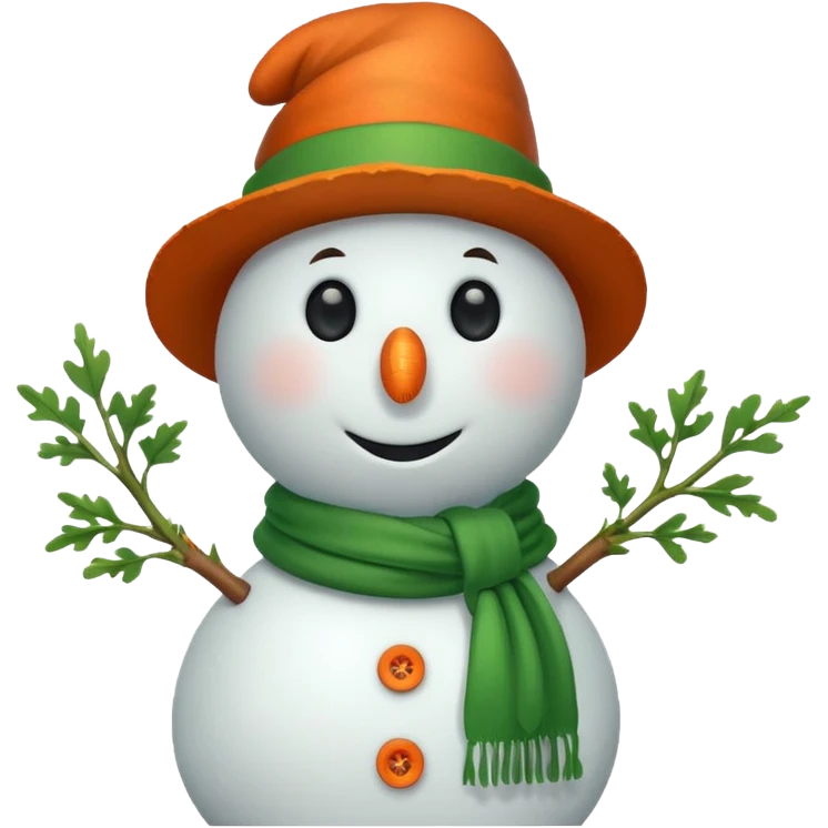 spring snowman  emoji